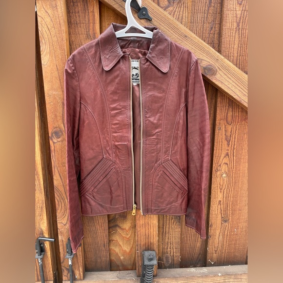 VINTAGE East West Musical Instruments, SF Leather Garment Jacket - Picture 1 of 7